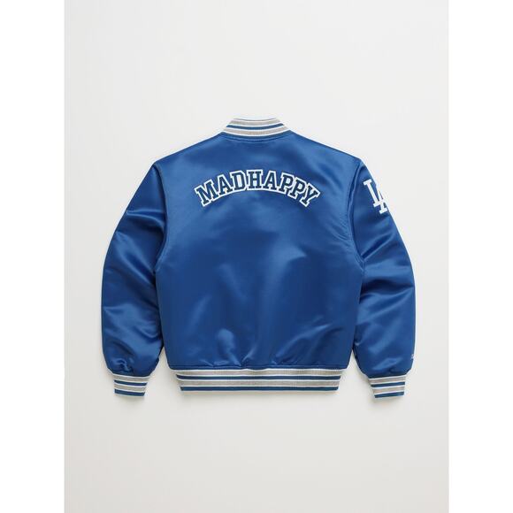 SMALL Madhappy Dodgers Satin Baseball Jacket - Picture 2 of 8